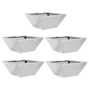 vidaXL Metallkrukset Galvaniserat stål 35 x 35 x 15 cm Dekorativa kruk...