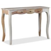 vidaXL Skänk med 3 lådor massivt akasieträ 110x40x76 cm