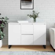 vidaXL Skänk vit 104x35x70 cm konstruerat trä