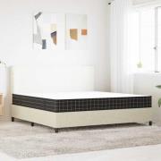 vidaXL Bonellresårmadrass medium 200x200 cm