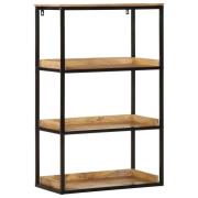 vidaXL Bokhylla 70x35x110 cm Massivt Trä Grovt Mangoträ