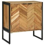 vidaXL Sideboard 70x35x75 cm Massivt Trä Akacia