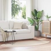 vidaXL Matta "HUARTE" Beige 120x170 cm Oval