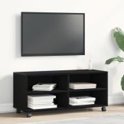 vidaXL TV-bänk svart 90x35x35 cm konstruerat trä