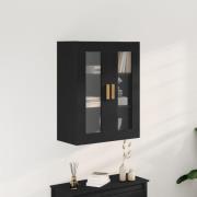vidaXL Svart Ek Väggskåp - 69,5x34x90 cm