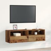 vidaXL TV-väggskåp återvunnet trä 100x30x30 cm konstruerat trä