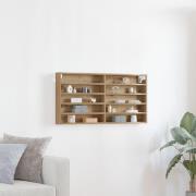 vidaXL Väggonterat skåp artisan ek konstruerat trä