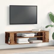 vidaXL Väggskåp/TV-skåp återvunnet trä 100x30x26,5 cm konstruerat trä