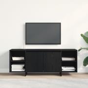 vidaXL TV-bänk - Svart Ek - 120x30x40.5 cm - Gjord av konstruerat trä