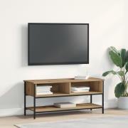 vidaXL TV-bänk artisan ek 100x35x45 cm konstruerat trä och stål