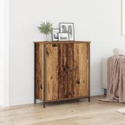 vidaXL Sideboard återvunnet trä 70x30x80 cm konstruerat trä och stål