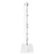 vidaXL Sminkspegel med LED-lampor Vit 70x50x18 cm