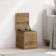 vidaXL Förvaringslåda artisan ek 30x35x35 cm konstruerat trä
