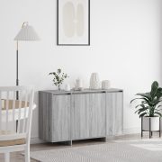 vidaXL Sideboard Grå sonoma Konstruktionsträ 120 x 41 x 75 cm
