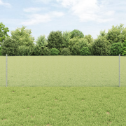 vidaXL Stängselstolpar 5 pcs U-Kanal 60 cm Galvaniserat Stål