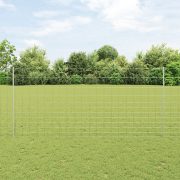 vidaXL Staketstolpar 22 st U-Kanal 140 cm Galvaniserat stål