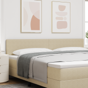 vidaXL LED Sänggavel enkel design ljusgrön 100 cm manchestertyg