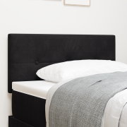 vidaXL LED Sänggavel med knappar svart 90 cm sammet