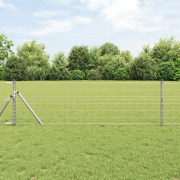 vidaXL Euro Fence med 13 stolpar 0.8x25 m Galvaniserat stål