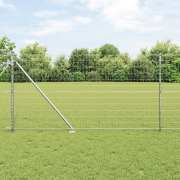 vidaXL Euro Stängsel med 7 Spike Post 1x10 m Galvaniserat Stål