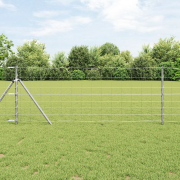 vidaXL Fältstängsel 0.8x50 m Galvaniserat Stål