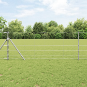 vidaXL Fältstaket 0.8x100 m Galvaniserat Stål