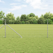vidaXL Fältstängsel 1x50 m Galvaniserat stål