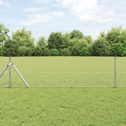 vidaXL Hexagon Fence 0.6x10 m Galvaniserat stål