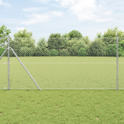vidaXL Hexagonstängsel 1.4x50 m Galvaniserat Stål