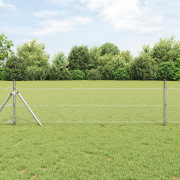 vidaXL Hexagon Fence 0.6x100 m Galvaniserat stål