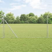 vidaXL Hexagon Stängsel 1x100 m Galvaniserat Stål