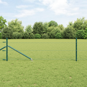 vidaXL Hexagon Stängsel Grön 0.5x10 m Stål