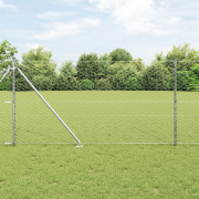 vidaXL Hexagonräcke 1.4x10 m Galvaniserat Stål