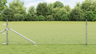 vidaXL Hexagon Stängsel 0.5x100 m Galvaniserat Stål
