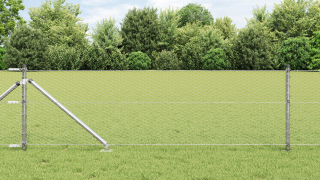vidaXL Hexagonstaket 0.6x100 m Galvaniserat stål