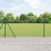vidaXL Hexagonstängsel Grön 1x50 m Stål