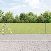 vidaXL Hexagon Stängsel 0.5x10 m Galvaniserat Stål
