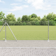 vidaXL Hexagon Stängsel 1x10 m Galvaniserat Stål