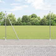 vidaXL Stängselset Set om 2 Galvaniserad stål 25 x 1.5 m Hållbart
