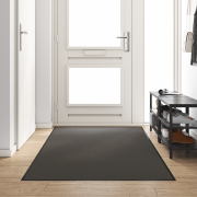 vidaXL Tvättbar Dörrmatta Antracit 120x250 cm
