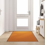 vidaXL tvättbar dörrmatta orange 120x300 cm