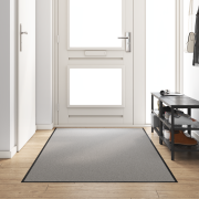 vidaXL Dörrmatta Rektangulär Grå 120x300 cm