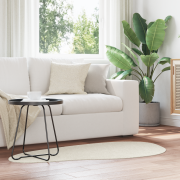 vidaXL Matta 'HUARTE'Kort lugg Mjuk och Tvättbar Grädde 80x150 cm