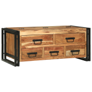 vidaXL Kaffe Bord - 90x50x38 cm i Massivt Akaciaträ