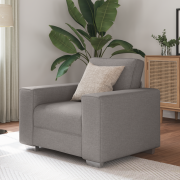 vidaXL Sofffåtölj i Taupe - 59 cm tyg