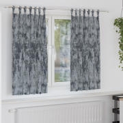 vidaXL Sammetsgardiner 2 st med Ögla Silvergrå 175x140 cm