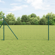 vidaXL Euro Staket Grön 1.4x10 m Stål