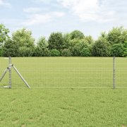 vidaXL Euro Staket 0.6x10 m Galvaniserat Stål