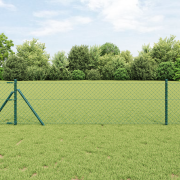 vidaXL Kedjestaket Grön 0.8x25 m Stål