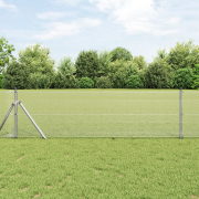 vidaXL Svetsat Trådgärde 0.5x50 m Galvaniserat Stål